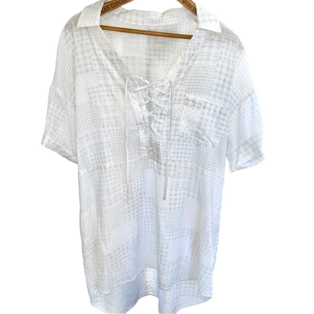 LIVE with Love, casual dress, size M, cotton/rayon, pockets, excellent condition - Picture 4 of 5